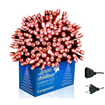 

Flamenco Mystique 500 LED vánoční osvětlení, červené, vnitřní/venkovní, 32 m