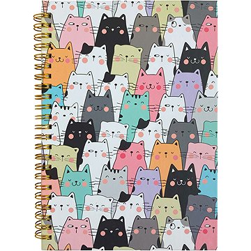 FLEXIO A5 s kroužkovou vazbou, 80 listů, cat