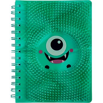 FLEXIO A5 s kroužkovou vazbou a silikonovými deskami, 80 listů, příšerka