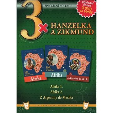 

3xHanzelka a Zikmund - 3 DVD