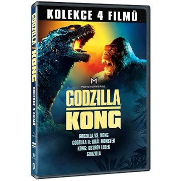 

Godzilla + Kong kolekce 4 DVD