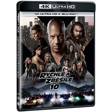 

Rychle a zběsile 10 4K ULTRA HD + blu-ray - 2 blu-ray