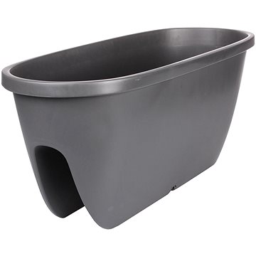 

PLASTKON Květináč BALCONIA OVI 60cm - 2ks v balení, antracit