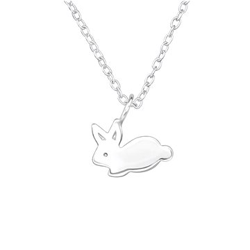 

Flor de Cristal Stříbrný náhrdelník s králíkem