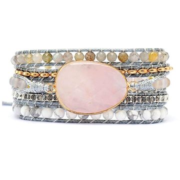 

Flor de Cristal Wrap náramek Růženín - Empatie III