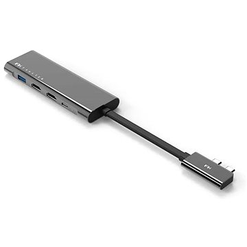 

Feeltek Portable 9 in 2 USB-C Hub, gray