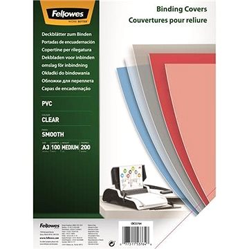 Fellowes A3 přední, transparentní - balení 100 ks