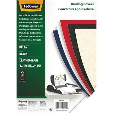Fellowes Delta A4 zadní, černý - balení 100 ks