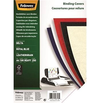 Fellowes Delta A4 zadní, modrý - balení 100 ks