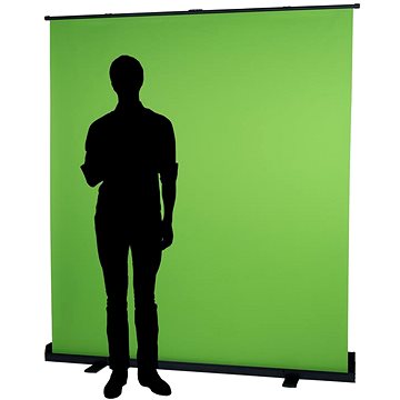 

FOMEI Roll-up skládací fotopozadí 180x200 cm Chromagreen/zelená