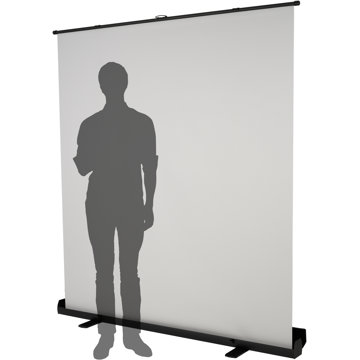 

FOMEI Roll-up skládací pozadí 180 × 200 cm, šedé