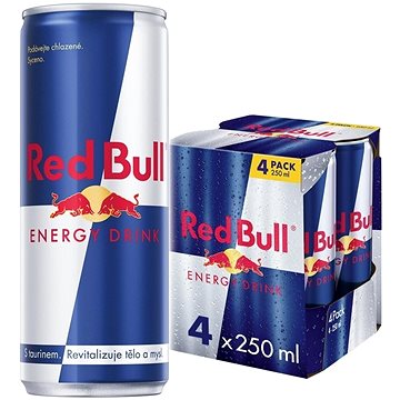 Red Bull 4 Pack 4× 0,25l - Energetický nápoj