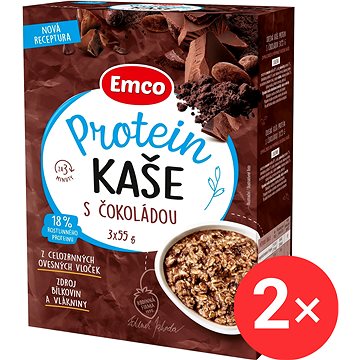 

Emco Kaše proteinová s čokoládou 2 x (3 x 55g)