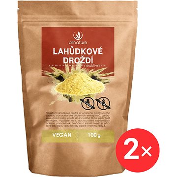 

Allnature Lahůdkové droždí neaktivní 2 x 100 g