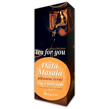 

Pangea Tea Dárková kolekce Tea for You Dáta Masala 2 × 50 g, sítko