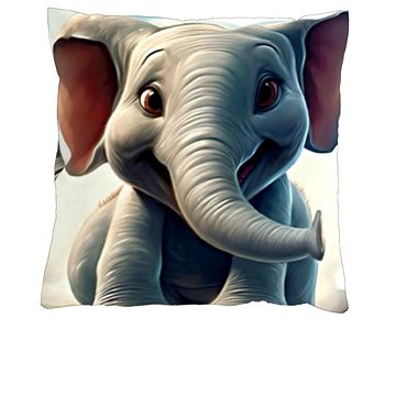 

4sleep Povlak na polštář 40 × 40 na zip velur - Slůně