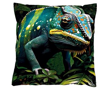 

4sleep Povlak na polštář 40 × 40 na zip velur - Chameleon
