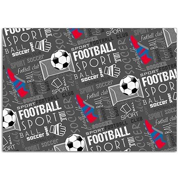 

4DAVE Dárkový balící papír fotbal