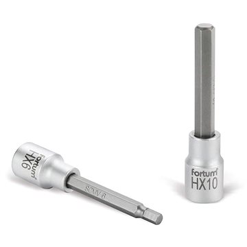

Fortum (4700630) hlavice zástrčná prodloužený imbus, 1/2", HX 10, L 100 mm, CrV/S2
