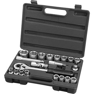 

Extol Premium (65231) hlavice nástrčné, sada 21 ks, CrV, 1/2"