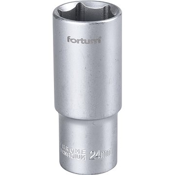 

Fortum (4700524) hlavice nástrčná prodloužená, 1/2", 24 mm, L 77 mm, 61CrV5