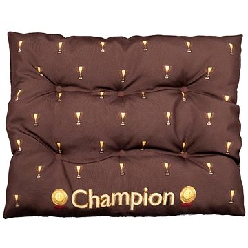 

4sleep Pelíšek pro psa XL 100 × 75 cm Champion - hnědý