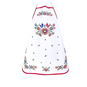 

Forbyt Kuchyňská zástěra Folklor červená 64 × 76 cm