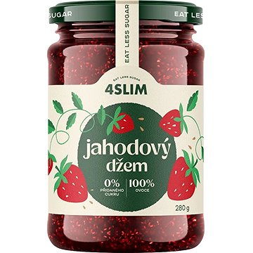 

4Slim 100% džem jahodový, 280 g