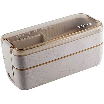 

APT AG479I Svačinový box termo s příborem 750 ml béžový