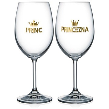 

Nekupto Sklenice na víno pro pár Princezna a Princ