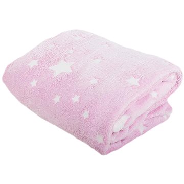

Verk Svíticí deka Soft Dreams Stars, 150×180 cm růžová