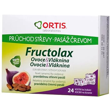 

Fructolax Ovoce&Vláknina 24 výkacích kostkek