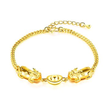 

FENGSHUIHARMONY Pi Yao náramek s ingotem