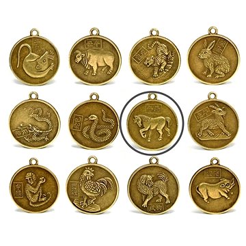 

FENGSHUIHARMONY KŮŇ Mince Zodiak