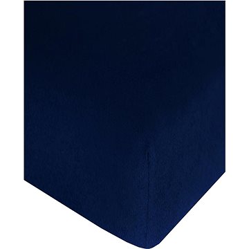 

4sleep froté s gumičkou 90/200 tm. modrá