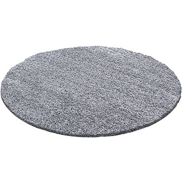 

Kusový Life Shaggy 1500 light grey kruh 80×80 cm kruh