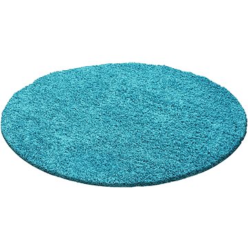 

Kusový Life Shaggy 1500 tyrkys kruh 160×160 cm kruh