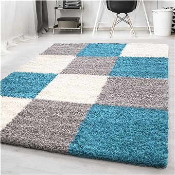 

Kusový Life Shaggy 1501 tyrkys 120×170 cm