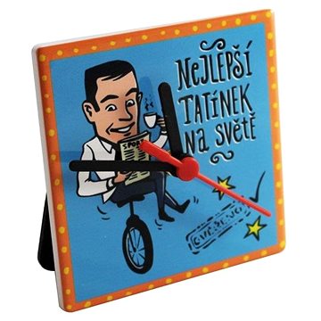 

Hodiny ker. 11 cm, nejlepší tatínek