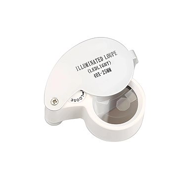 

Verk 09002 Skládací mineralogická lupa LED - zvětšení 40×