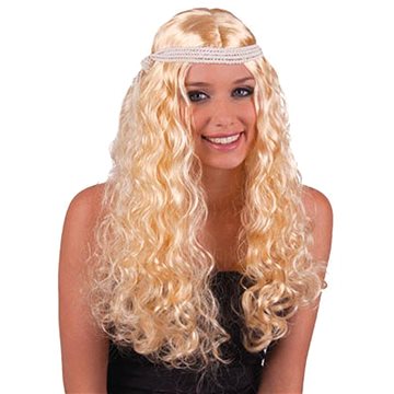FUNNY FASHION Paruka blond anděl s čelenkou