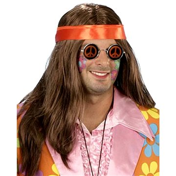FUNNY FASHION Paruka hippie
