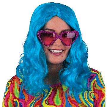 

FUNNY FASHION Paruka dámská modrá