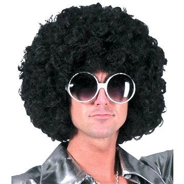FUNNY FASHION Paruka černé afro