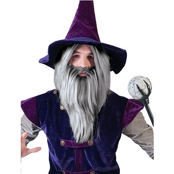 FUNNY FASHION Paruka a plnovous čaroděj