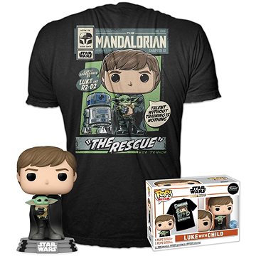 

Funko Pop! The Mandalorian Luke with Child 482 T-shirt size L
