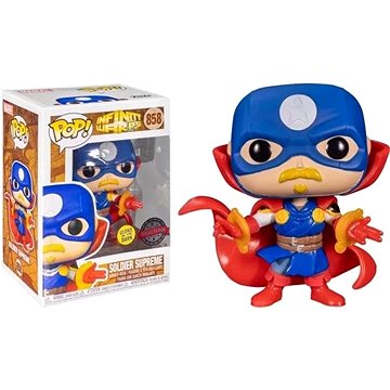 

Funko POP Marvel Infinity Warps Soldier Supreme Glow in the Dark Marvel (858)