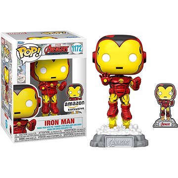 

Funko Pop! The Avengers Iron Man with Pin 1172
