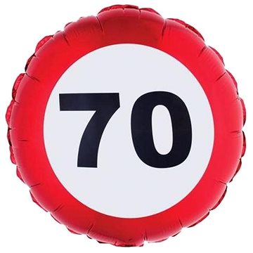 

Balón foliový dopravní značka 70