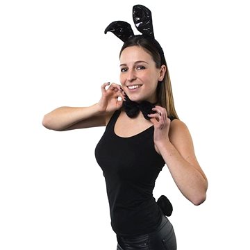 

Funny Fashion Sada zajíček - černý